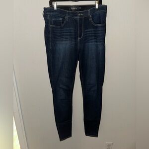 Torrid Women's Dark Blue Jeans - Sky High Skinny